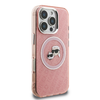 Karl Lagerfeld IML K&CH Heads Repeated Logo MagSafe tok iPhone 16 Pro Pink tok - 2. kép