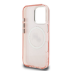 Karl Lagerfeld IML K&CH Heads Repeated Logo MagSafe tok iPhone 16 Pro Pink tok - 4. kép