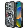  iPhone 16 Pro fekete Karl Lagerfeld Liquid Glitter Szórt Choupette tok thumbnail