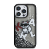 Karl Lagerfeld Liquid Glitter Szórt Choupette tok iPhone 16 Pro fekete - 1. kép