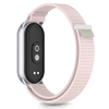 Tech-protect Nylon Stripe Xiaomi Smart Band 8 / 9 / 10 / Nfc Rózsaszín/szürke szíj - 0. kép