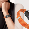 Tech-protect Nylon Stripe Xiaomi Smart Band 8 / 9 / 10 / Nfc Rózsaszín/szürke szíj - 1. kép