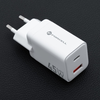 FORCELL F-ENERGY Mini GaN III VT-36 utazó töltő 1 x Type C + 1x USB A aljzattal, PD QC4.0 45W fehér - 2. kép