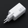 FORCELL F-ENERGY Mini GaN III VT-36 utazó töltő 1 x Type C + 1x USB A aljzattal, PD QC4.0 45W fehér - 4. kép