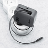 FORCELL F-ENERGY GaN III VT-R5 utazótöltő visszahúzható kábellel Type C és Type C töltőport PD QC4.0 3A 45W szürke, - 4. kép