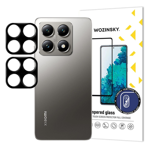 Wozinsky Full Camera Glass Xiaomi 14T, 2 db csomag, üvegfólia