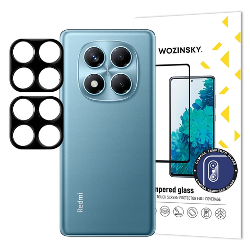 Wozinsky teljes kamera üveg Xiaomi Redmi Note 14 Pro+ -hoz, 2 darab, üvegfólia Wozinsky teljes kamera üveg Xiaomi Redmi Note 14 Pro+ -hoz, 2 darab, üvegfólia