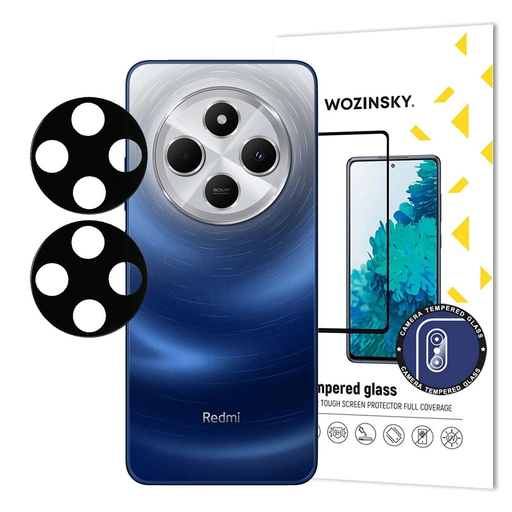 Wozinsky Full Kamera Üveg Xiaomi Redmi Note 14 5G-hez, 2 db, üvegfólia Wozinsky Full Kamera Üveg Xiaomi Redmi Note 14 5G-hez, 2 db, üvegfólia