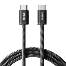 Baseus - Dynamic 4 sorozatú adatkábel (P10381400112-00) - iPhone-hoz, Type-C, Gyors töltés, 100W, 480Mbps, Nejlon, 2m - Fekete