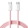 Baseus - Data Cable Dynamic 4 Series (P10381400411-01) - Type-C, Gyors töltés, 100W, 480Mbps, Intelligens chip, 2m - Rózsaszín - 0. kép