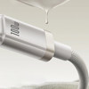 Baseus - Titanium adatkábel (P10378102G21-00) - USB-ről Type-C-re 100W, Gyors töltés, 480Mbps, Nejlon, 1m - Ezüst - 2. kép