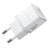 Baseus - Fali töltő Palm (P1011160A213-01) - Type-C kábellel, Gyors töltés, 2 az 1-ben, USB, USB-C, 30W, 20V/3A - Hold fehér - 1. kép