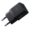 Baseus - Fali töltő Palm (P1011160A113-01) - Type-C kábellel, Gyors töltés, 2 az 1-ben, USB, USB-C, 30W, 20V/3A - Csoportos Fekete - 0. kép
