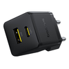 Baseus - Fali töltő Palm (P1011160A113-01) - Type-C kábellel, Gyors töltés, 2 az 1-ben, USB, USB-C, 30W, 20V/3A - Csoportos Fekete - 1. kép