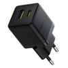 Baseus - Fali töltő Palm (P1011160A113-01) - Type-C kábellel, Gyors töltés, 2 az 1-ben, USB, USB-C, 30W, 20V/3A - Csoportos Fekete - 3. kép