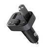 Baseus - FM Modulátor és Autós Töltő S-09 Lite (C10762300113-00) - Bluetooth 5.0, USB, USB-C, Kijelző, PD18W - Fekete Színben - 0. kép