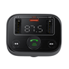 Baseus - FM Modulátor és Autós Töltő S-09 Lite (C10762300113-00) - Bluetooth 5.0, USB, USB-C, Kijelző, PD18W - Fekete Színben - 1. kép