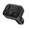 Baseus - FM Modulátor és Autós Töltő S-09 Lite (C10762300113-00) - Bluetooth 5.0, USB, USB-C, Kijelző, PD18W - Fekete Színben - 3. kép