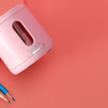 Ceruzahegyező Tenwin 8035-4 elem/USB (rózsaszín) - 1. kép