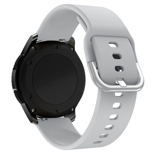 Szilikon szíj TYS szíj Samsung Galaxy Watch 40 / 41 / 42 / 43 / 44 mm - szürke,