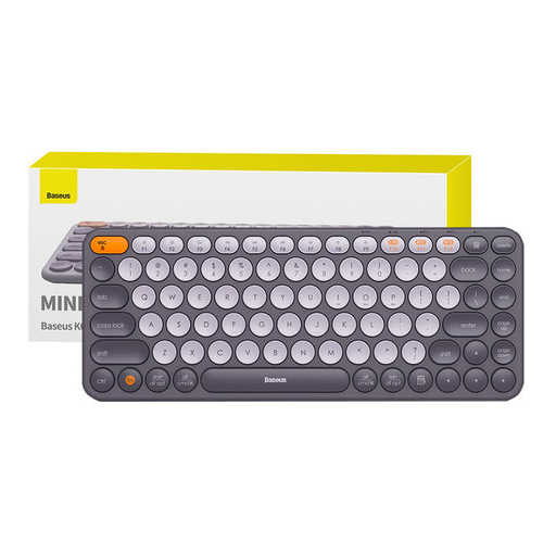 Baseus K01A vezeték nélküli hárommódusú billentyűzet (matt szürke)