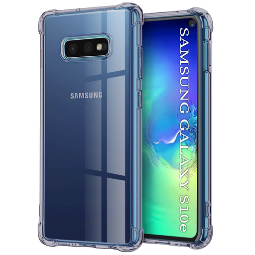 Techsuit - Ütésálló Átlátszó Szilikon - Samsung Galaxy S10e - Füstfekete tok Techsuit - Ütésálló Átlátszó Szilikon - Samsung Galaxy S10e - Füstfekete tok