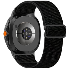  Techsuit - 22 mm-es óraszíj (W080) - Samsung Galaxy Watch8 40mm/Watch8 44mm/Watch8 Classic/Ultra 2 - Fekete