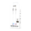 Forever Core High Power kábel USB-C - Lightning 1,5 m 20W fehér - 0. kép