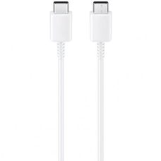 Eredeti kábel Samsung DA705BWE GP-TOU021RFBWW USB-C - USB-C 1M fehér (bulk EU)