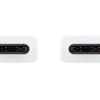 Eredeti kábel Samsung DW767JWE GP-TOU021RFCWW USB-C - USB-C 1.8M Fehér (bulk EU) - 0. kép