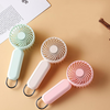 Techsuit - Kézi Ventilátor (A217) - USB-n Újratölthető, Három Sebességes, 1200mAh - Arany Rózsaszín - 3. kép