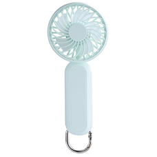 Techsuit - Kézi ventilátor (A217) - USB újratölthető, három sebességes, 1200mAh - Zöld