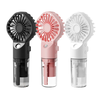 Techsuit - Kézi Ventilátor (G10) - Hordozható, párásítóval, négy sebességfokozattal, USB - Fekete - 3. kép