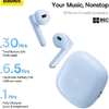 Baseus - Vezeték nélküli fülhallgató Bowie WX5 (A00051000313-00) - TWS Bluetooth 5.3-mal - Kék - 4. kép