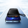 Baseus - Power Bank Qpow Pro (PPQD020001) - 2x Lightning, Type-C, USB, 20W, 10000mAh, Type-C kábel, 3A - Fekete - 4. kép