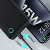 Baseus - Power Bank Airpow Lite (P10067500123-00) - USB, Type-C, 15W, 10000mAh, Type-C kábellel, 30 cm - Kozmikus fekete - 2. kép