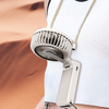 Techsuit - Prémium Mini Kézi Ventilátor (Z8) - LED Digitális Kijelzővel, USB-C Újratölthető, 3 Szélsebesség, 2A, 3600mAh - Fehér - 3. kép