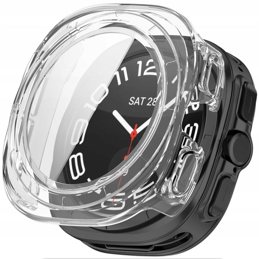 Tech-protect Defense Samsung Galaxy Watch Ultra 2024 / 2025 (47 mm) Átlátszó tok Tech-protect Defense Samsung Galaxy Watch Ultra 2024 / 2025 (47 mm) Átlátszó tok