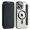 Techsuit - SmartMag könyv tok - iPhone 12 Pro Max - Fekete - 0. kép