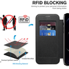 Techsuit - SmartMag könyv tok - iPhone 12 Pro Max - Fekete - 2. kép