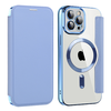 Techsuit - SmartMag könyvtok - iPhone 12 Pro Max - Világoskék tok - 1. kép