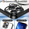 Techsuit - Luxus Kristály MagSafe - iPhone 13 Pro Max - Fekete tok - 2. kép