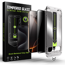 Techsuit - TitanGlass Teljes Fedés - iPhone 13 Pro Max / iPhone 14 Plus - Adatvédelmi Képernyővédő