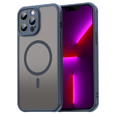 Techsuit - HaloFrost II MagSafe - iPhone 13 Pro Max - Tengerészkék tok