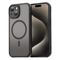 Techsuit - HaloFrost II MagSafe - iPhone 15 - Fekete tok