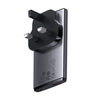 Baseus - Fali Töltő (CCGP150113) - GaN5 Pro Lapos Kialakítás, USB, Type-C, UE és UK Csatlakozóval, Type-C Kábel - Szürke - 1. kép