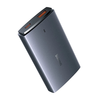 Baseus - Fali Töltő (CCGP150113) - GaN5 Pro Lapos Kialakítás, USB, Type-C, UE és UK Csatlakozóval, Type-C Kábel - Szürke - 3. kép