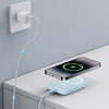 Baseus - Mini Air Power Bank (P10059001313-00) - Type-C, MagSafe töltés, 20W, 10000mAh, Type-C kábel, 30 cm - Kék - 4. kép