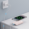 Baseus - Mini Air Power Bank (P10059001413-00) - Type-C, MagSafe töltés, 20W, 10000mAh, Type-C kábellel, 30cm - Rózsaszín - 4. kép