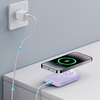 Baseus - Mini Air Power Bank (P10059001513-00) - Type-C, MagSafe Töltés, 20W, 10000mAh, C-típusú kábel, 30cm - Lila - 4. kép